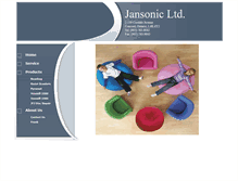 Tablet Screenshot of jansonic.com